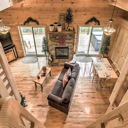 Private Sevierville Cabin With Mountain Views And Loft Esterno foto